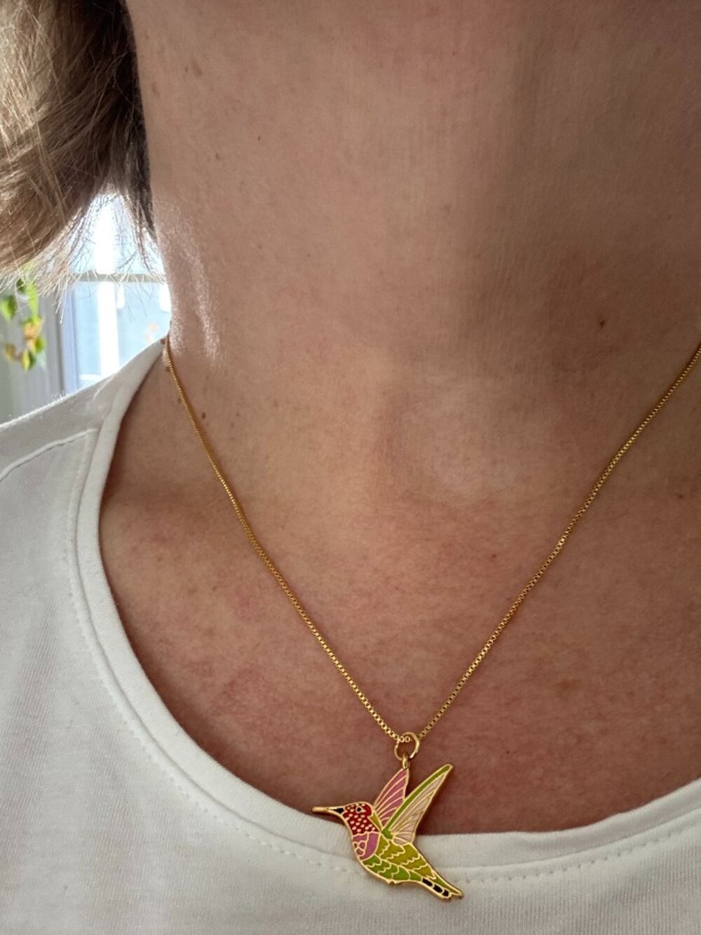 New in Box: Hummingbird Necklace